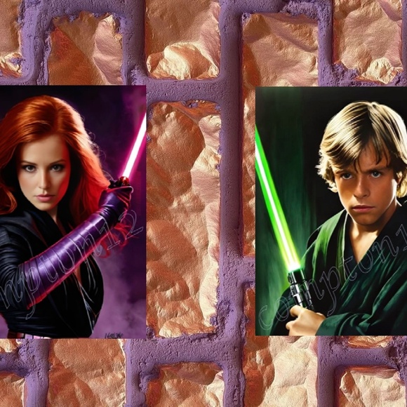 Luke + Mara Jade - 13x19” Fine Art prints - only 6 signed sets made - Picture 1 of 6